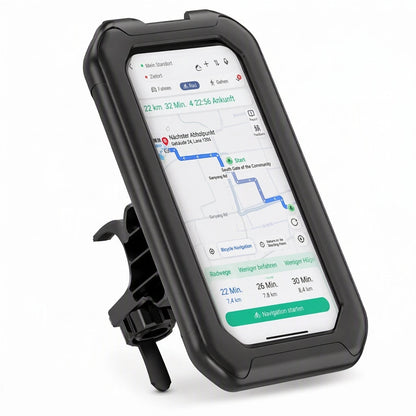 📢📢50% RABATT !!⏰Wasserdichter Handyhalter für Zweirad und Fahrrad mit Touchscreen und 360-Grad-Drehung
