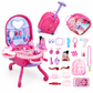 🎀 50% RABATT! 🧳 Schminkkoffer für Kinder – Tragbar & Rollenspiel-Set für Mädchen ✨