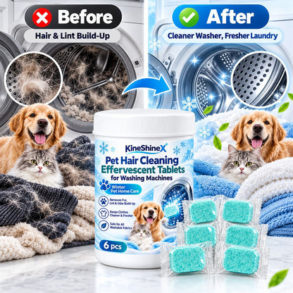 🧼 50% RABATT! 🐾 Waschmaschinenreiniger für Tierhaushalte – löst Tierhaare & Gerüche, 6 Tabs
