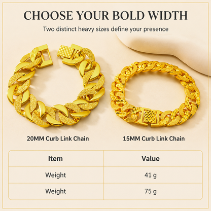 ⏳Zeitlich begrenztes Angebot⏳ 💎 50% RABATT! ✨ Herren-Armband im Sandgold-Stil – Matt sandgestrahlt & Uhrverschluss ✨
