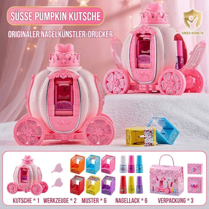 📢📢 50 % RABATT 🎀 Rosa Kinder-Make-up-Set für Mädchen – Kosmetik-Set für Rollenspiele mit Make-up-Tasche, perfektes Geburtstagsgeschenk