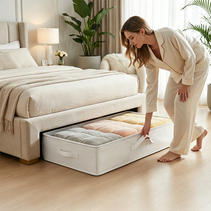 ⏳Nur für kurze Zeit – 50% RABATT⏰Faltbarer Aufbewahrungsbeutel unter dem Bett mit Reißverschlussdeckel