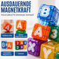 🎓 Begrenzte Zeit 50% Rabatt 🧲 Magnetische Alphabet- und Zahlenwürfel für Kinder