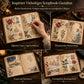 📖 Begrenzte Zeit 50% Rabatt 🌹 Hardcover-Notizbuch im Vintage-European-Stil mit geprägtem Einband, Goldfolien-Akzenten und farbig illustrierten Seiten