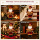 📢📢 50% RABATT!! ⏰ Dekorative stehende Weihnachtsmann-Weihnachtstasche, Weihnachtsmann-Puppe, festlicher Tischornament