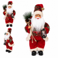 📢📢 50% RABATT!! ⏰ Dekorative stehende Weihnachtsmann-Weihnachtstasche, Weihnachtsmann-Puppe, festlicher Tischornament