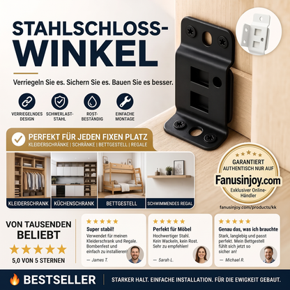 📢📢50% RABATT !!⏰2-in-1 Regalhalterungen mit Verriegelungseinsatz – robust und einstellbar – ideal für Regale, Werkbänke oder Schränke – einfach zu installieren und sicher 🛠️✨